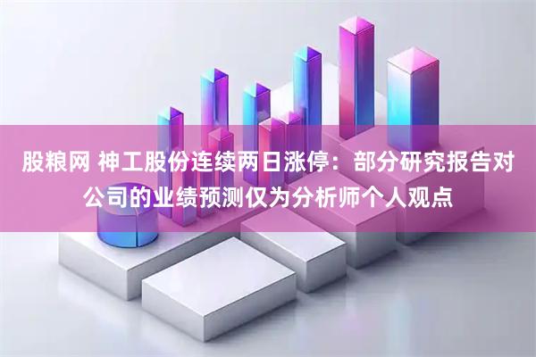 股粮网 神工股份连续两日涨停:部分研究报告对公司的业绩预测仅为分析师个人观点