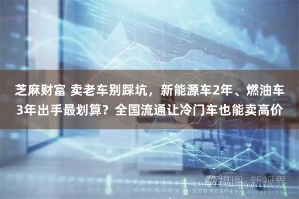 芝麻财富 卖老车别踩坑,新能源车2年、燃油车3年出手最划算?全国流通让冷门车也能卖高价