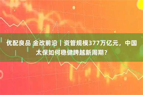 优配良品 金改前沿｜资管规模377万亿元，中国太保如何稳健跨越新周期？